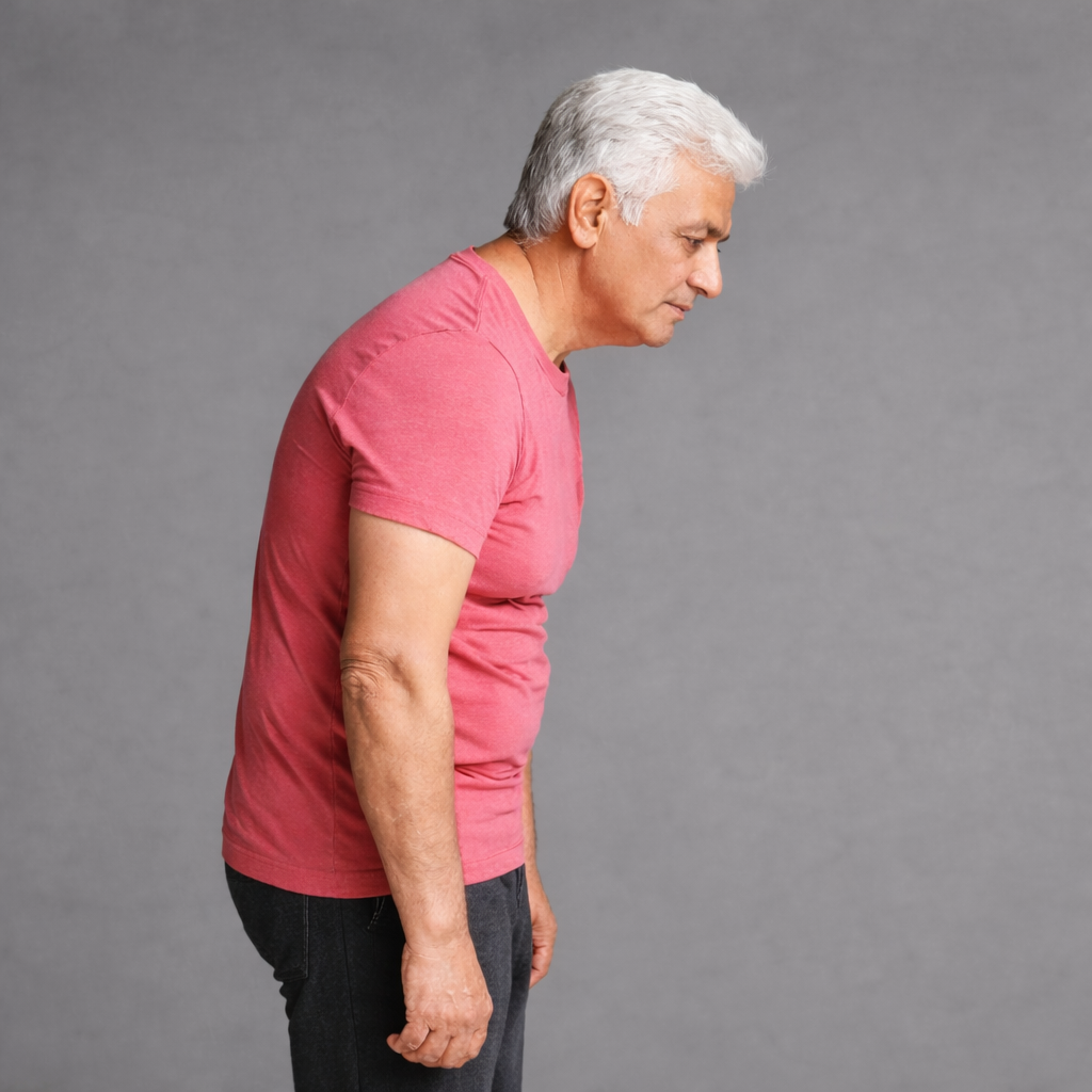 Concerns of age in quiet reflection