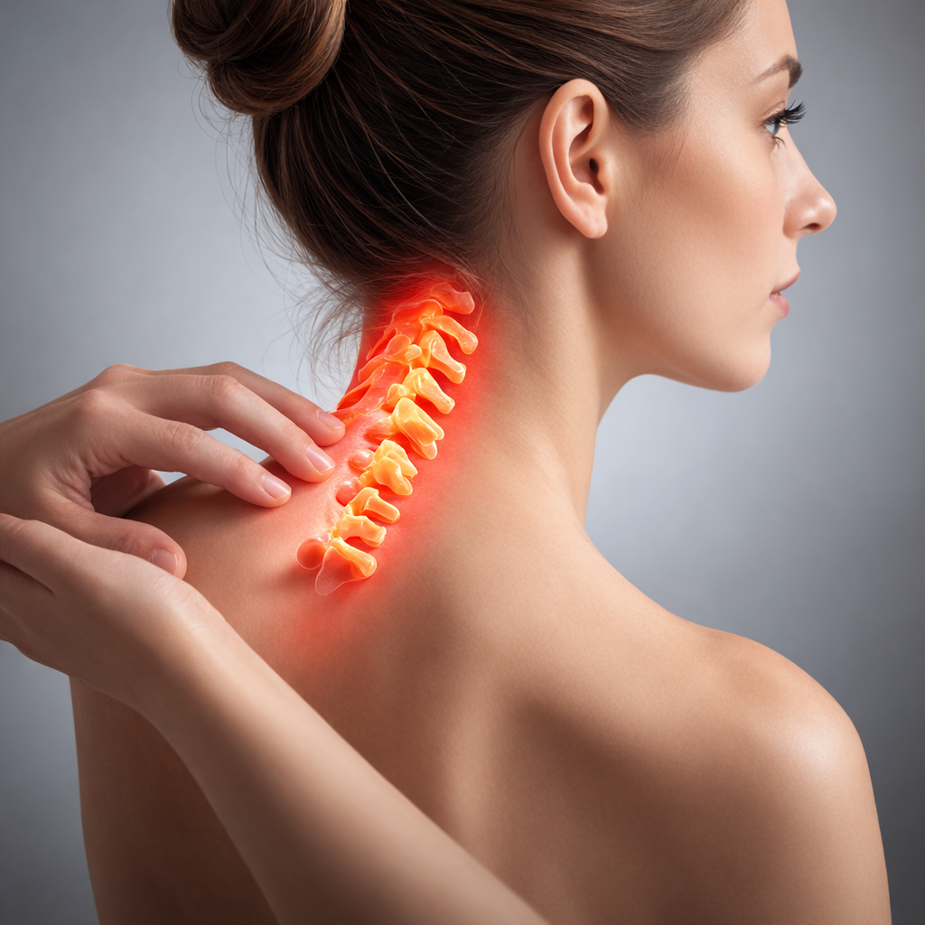 Cervical spondylosis & cervical disc bulge physiotherapy in Behala, New Alipore & Tollygunge. Expert neck pain relief at HAPPY HEALTH PHYSIOCARE.