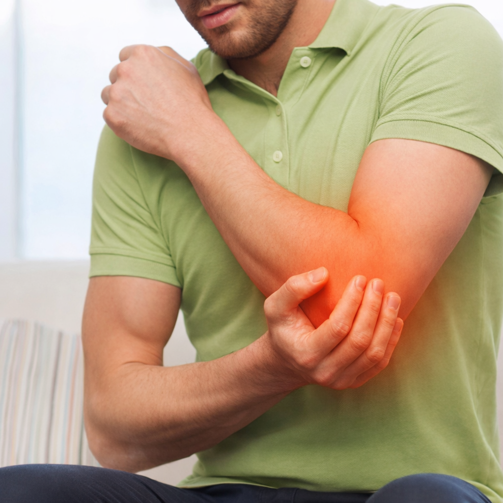 Tennis elbow, carpal tunnel & De Quervain syndrome physiotherapy in Behala, New Alipore & Tollygunge. Expert hand pain rehab at HAPPY HEALTH PHYSIOCARE.